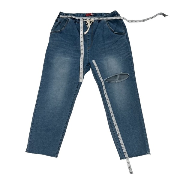 7 Star Distressed Capri Plus Size Jeans Size 3XL Women’s - Picture 5 of 6